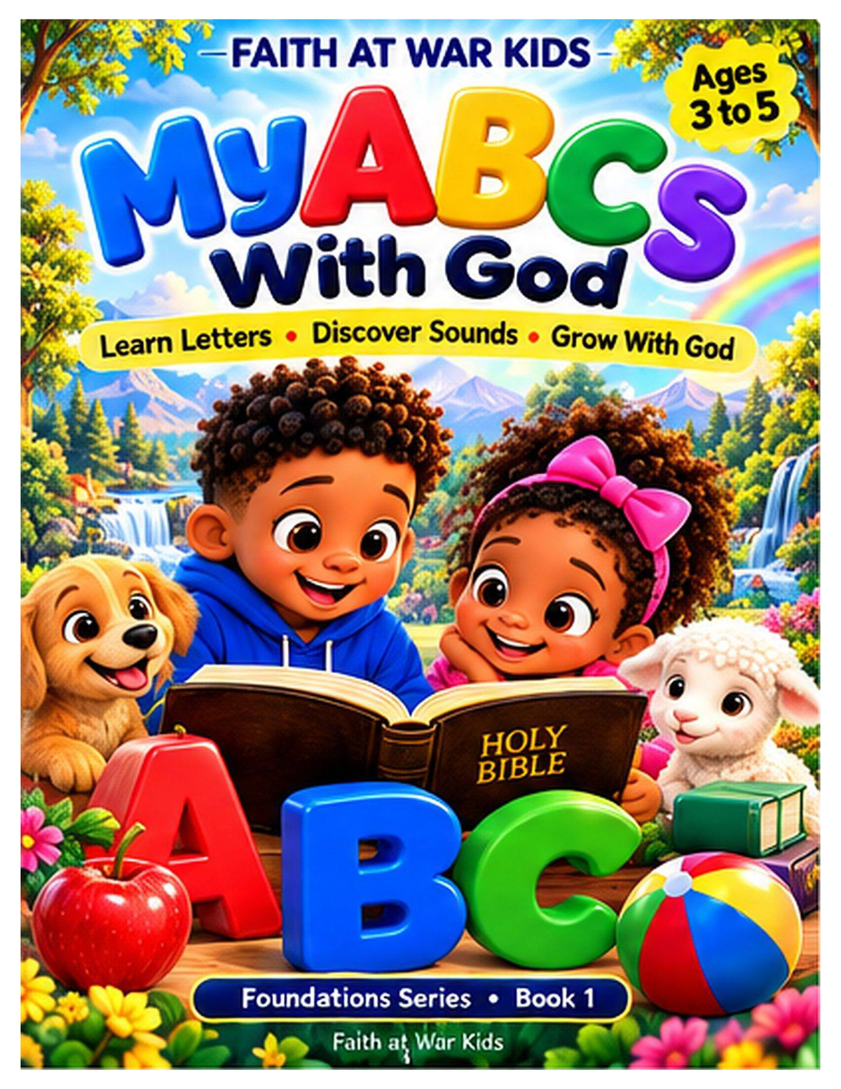 My ABCs With God Faith at War Kids ages 3 to 5