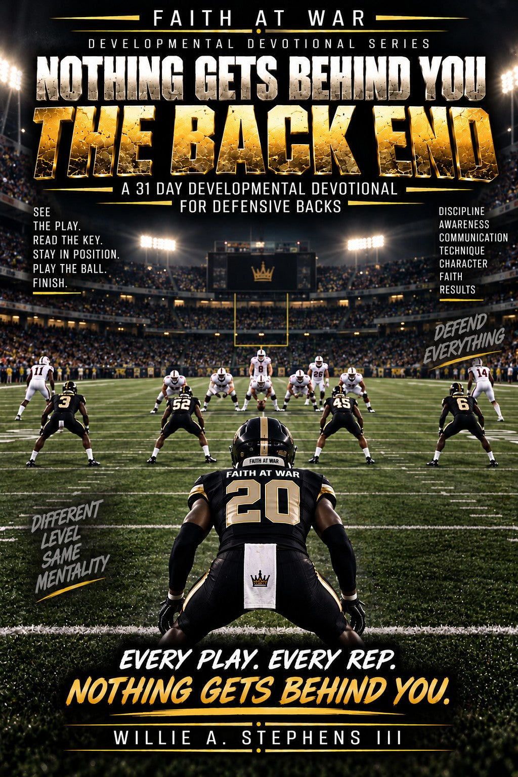 Nothing Gets Behind You The Back End defensive backs developmental devotional cover